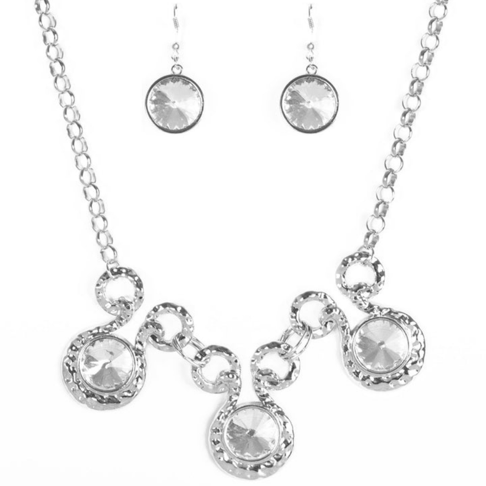 Hypnotized Silver Blockbuster Necklace